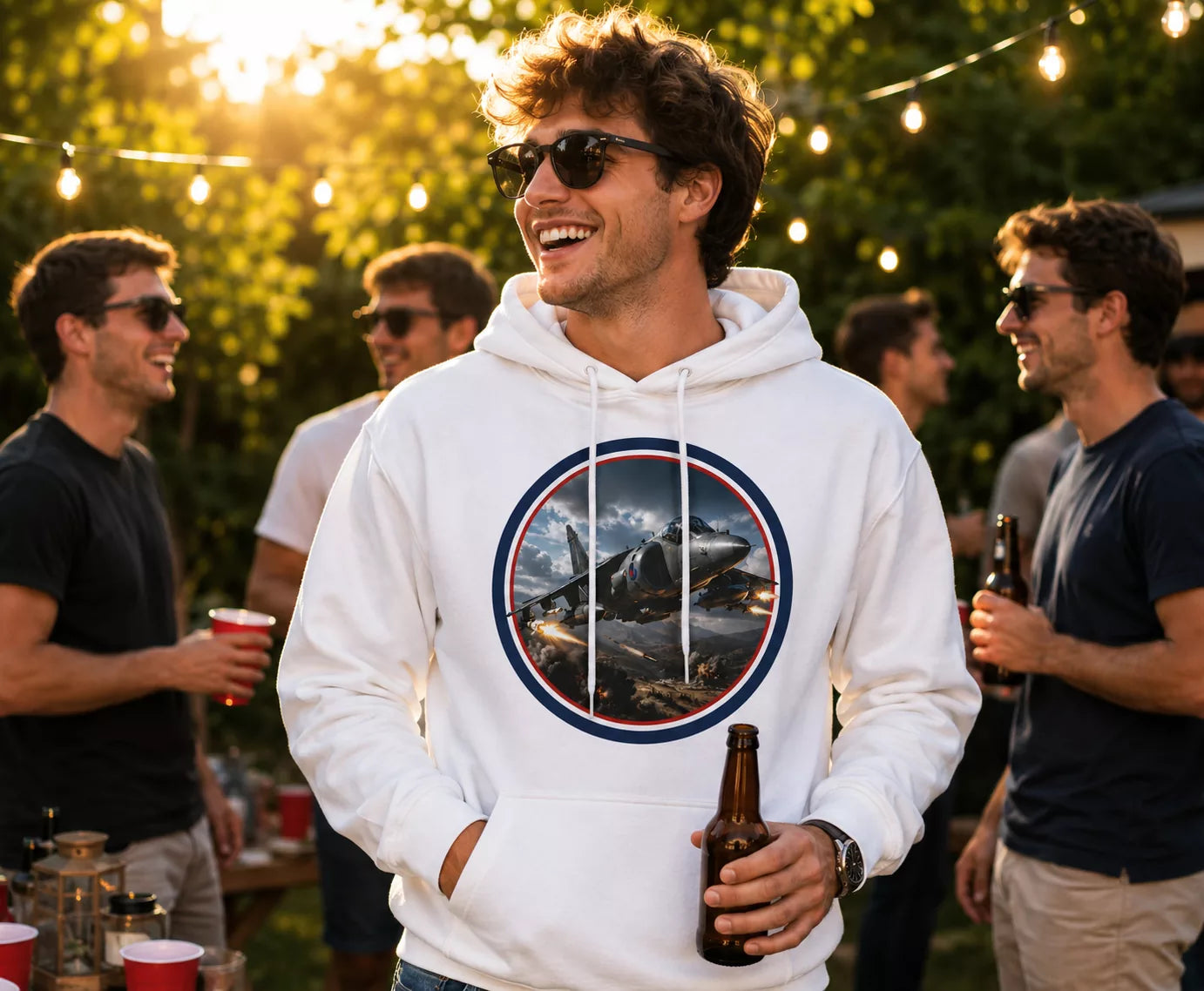 England Harrier UK Squadron Classic Pullover Hoodie