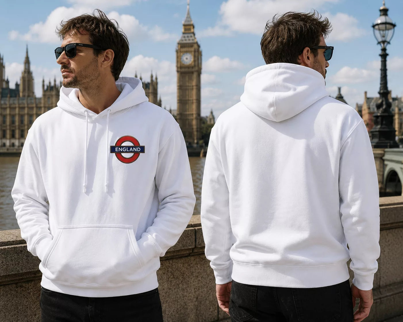 England Underground Pullover Hoodie