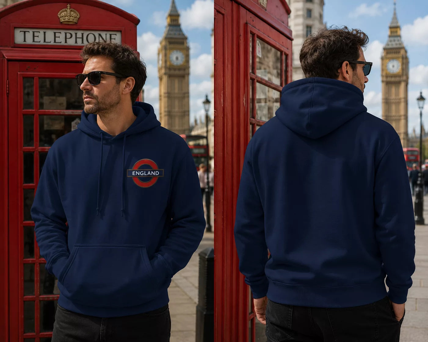 England Underground Pullover Hoodie