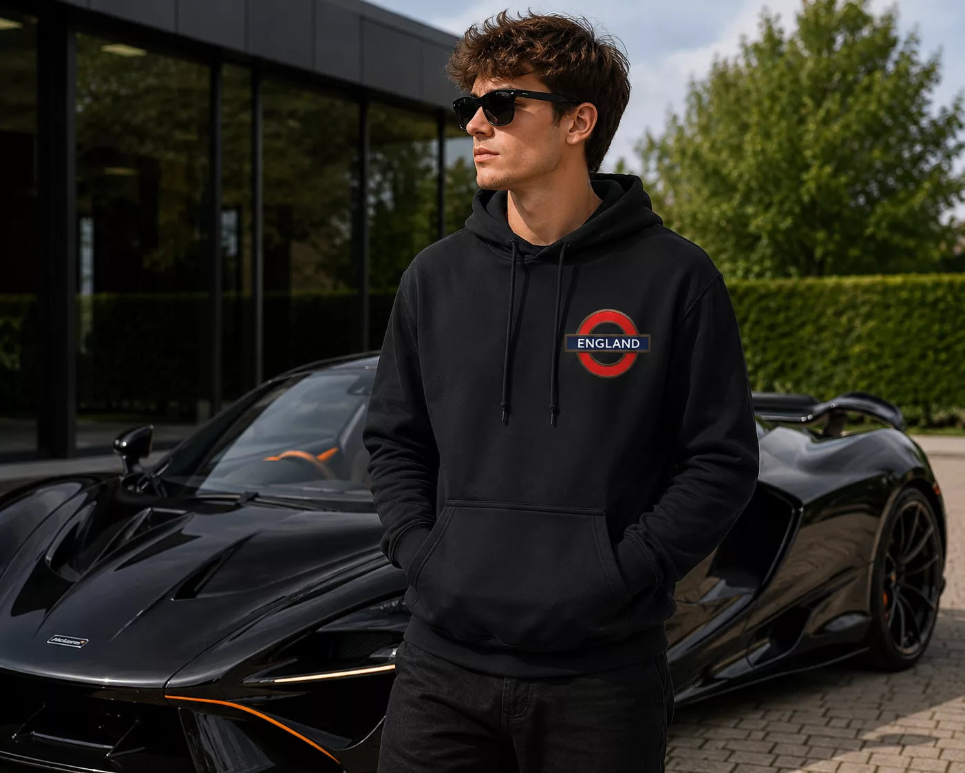 England Underground Pullover Hoodie