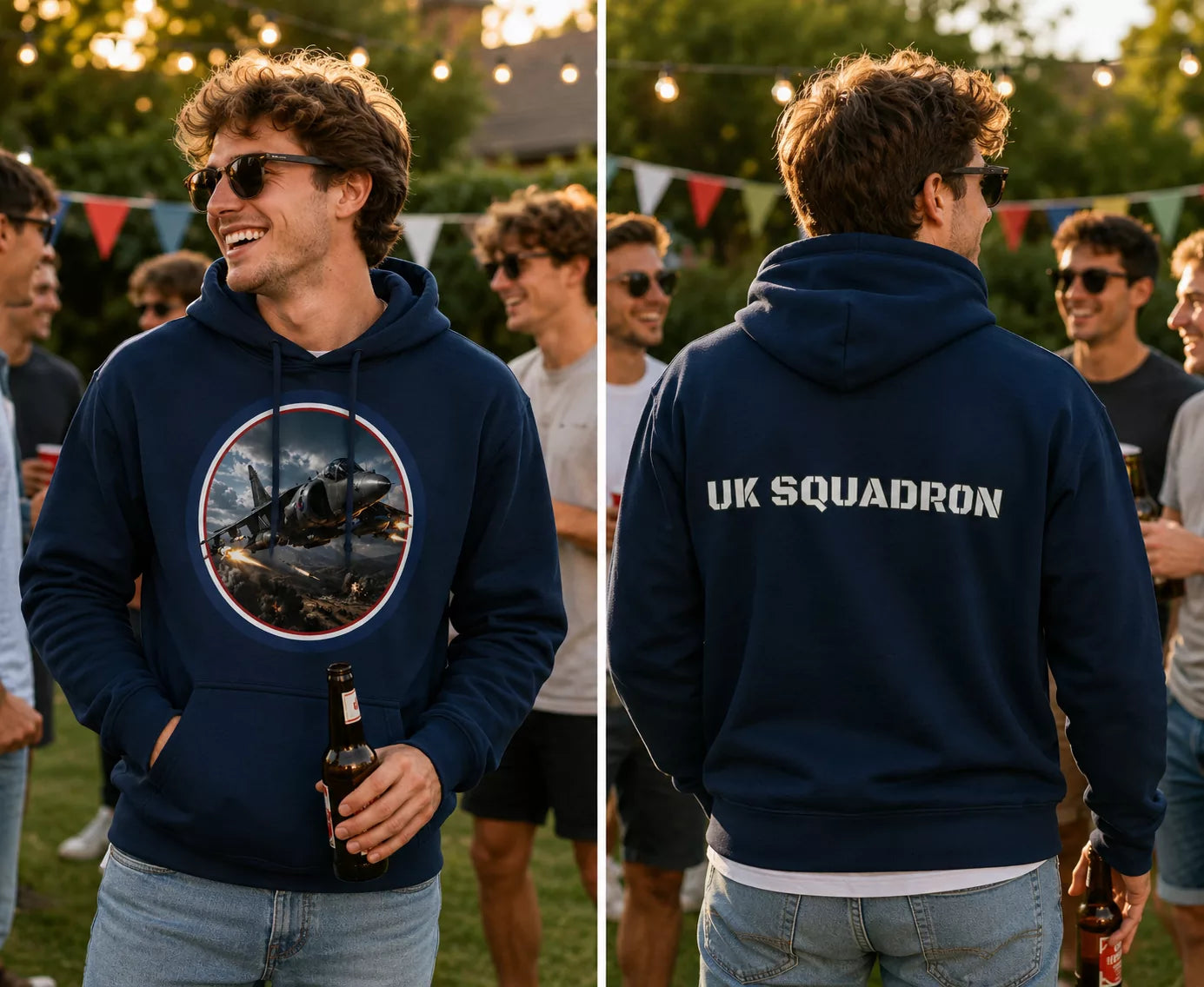 England Harrier UK Squadron Classic Pullover Hoodie