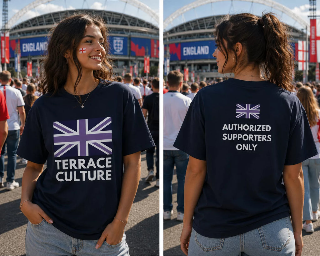 Terrace Culture Navy Oversized Boxy Organic T-shirt